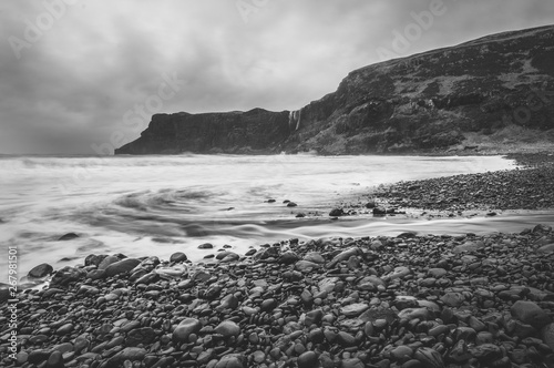 Talisker Bay, Isle of Skye on a stormy day