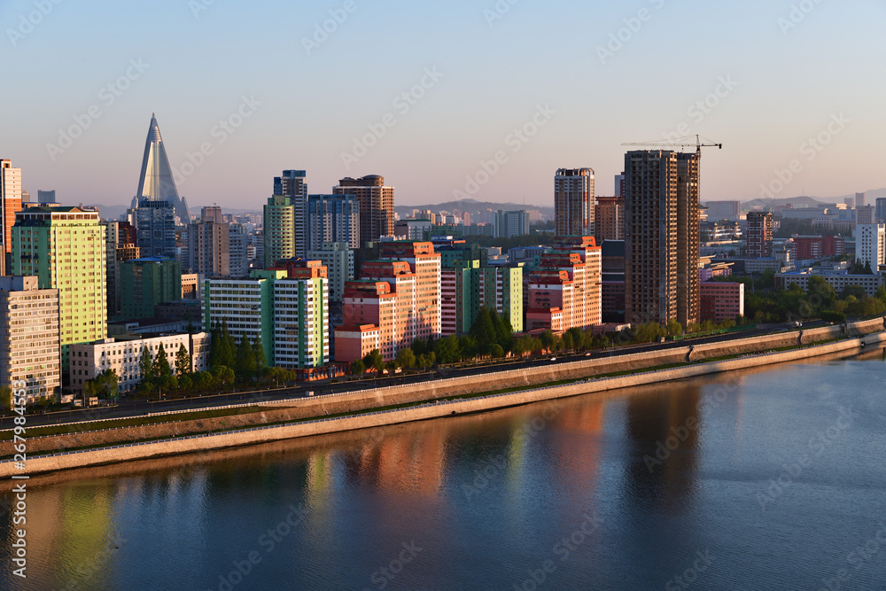 Obraz premium Pyongyang, capital of the North Korea. DPRK