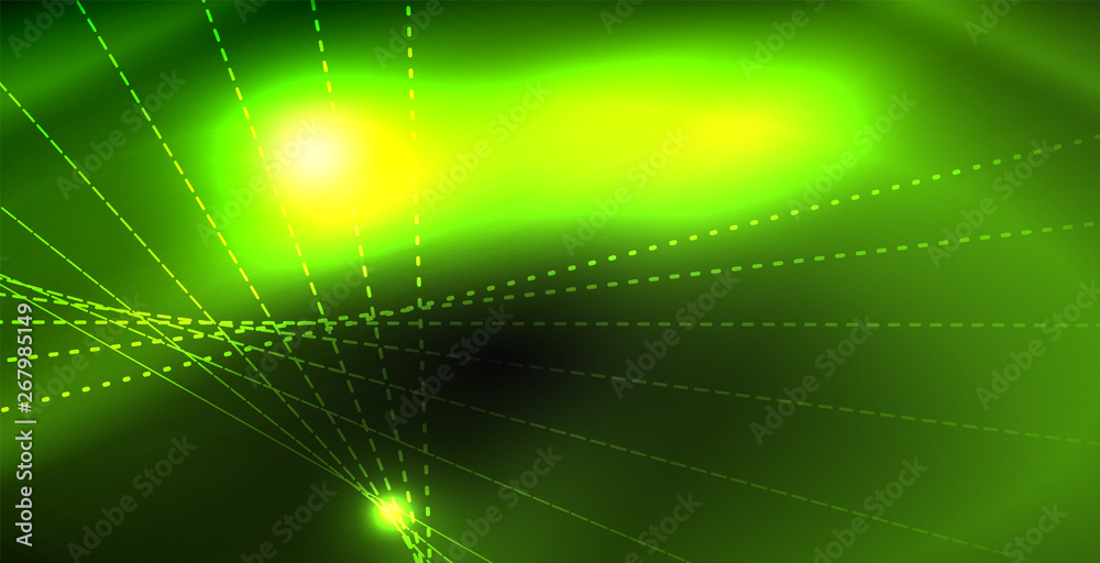 Glossy shiny glowing neon waves Glossy shiny glowing neon waves