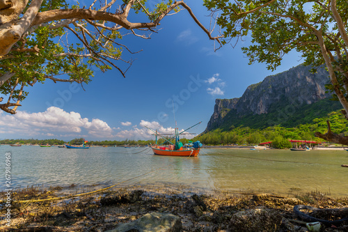 Fishing  boat in Andaman sea of  Thailand