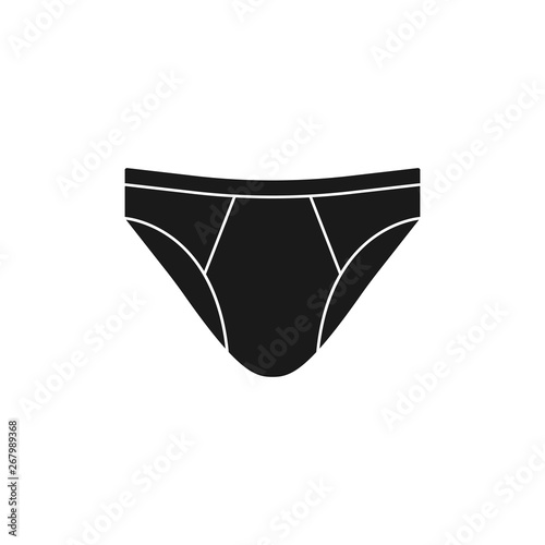 Men underwear icon. Vector illustration, flat design.