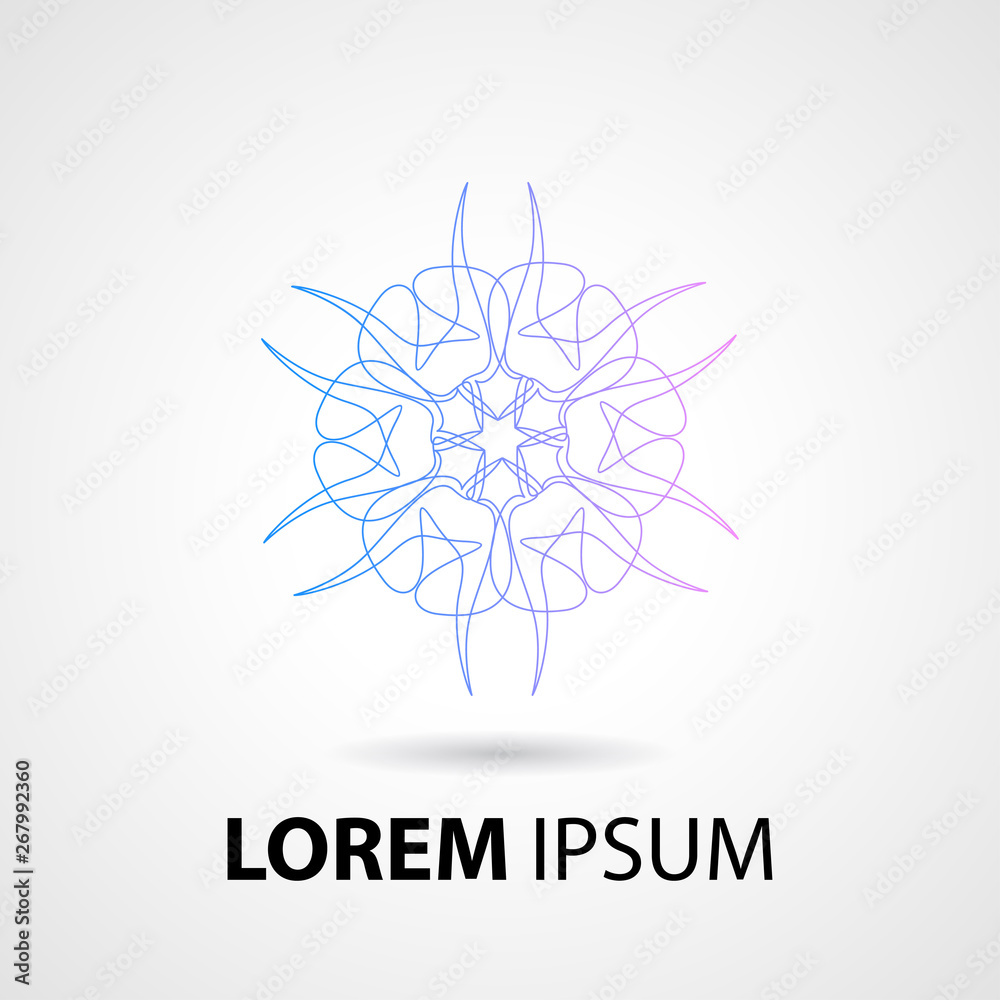 Abstract symbol or icon template Abstract symbol or icon template