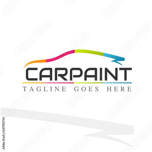 Car paint logo template