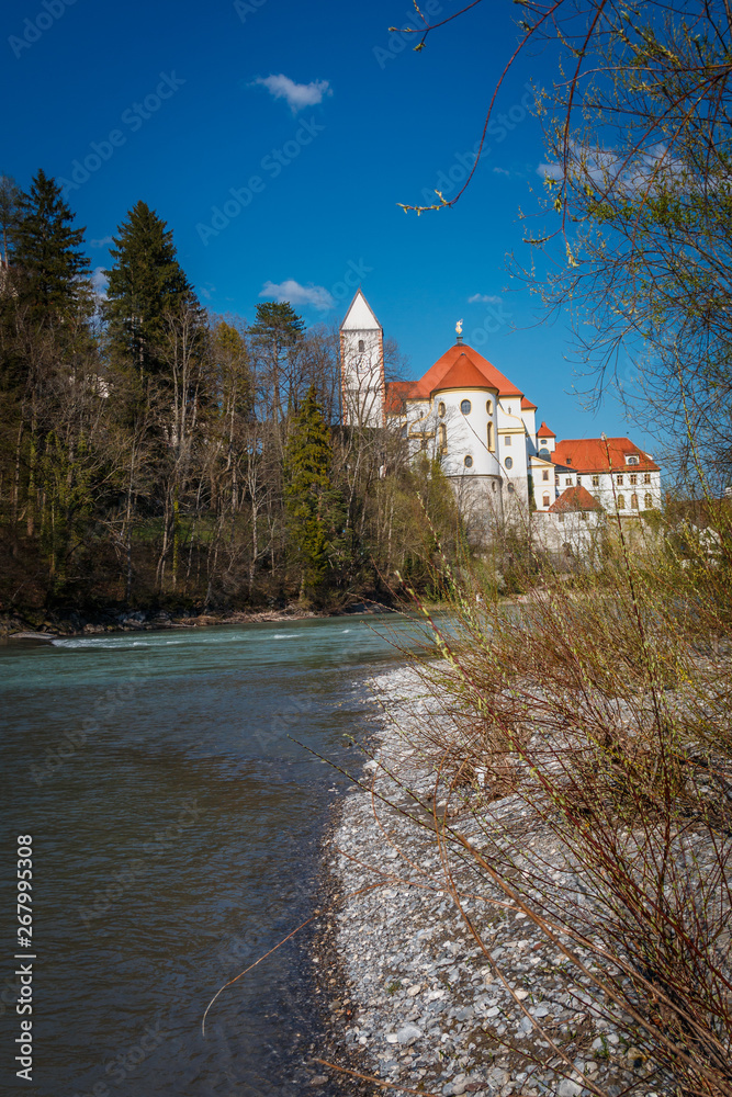 Fototapeta premium Basilika St. Mang in Füssen im Algäu Bayern Deutschland