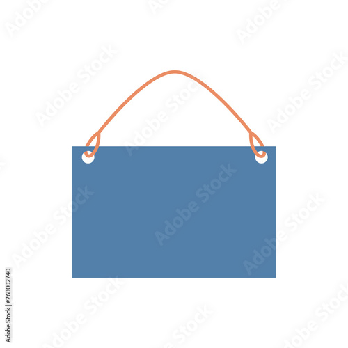 hang tag on white background icon