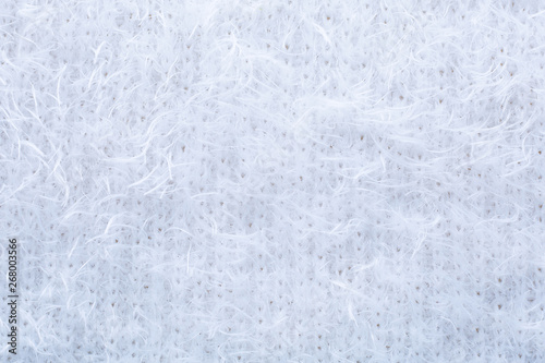 white knitted fabric