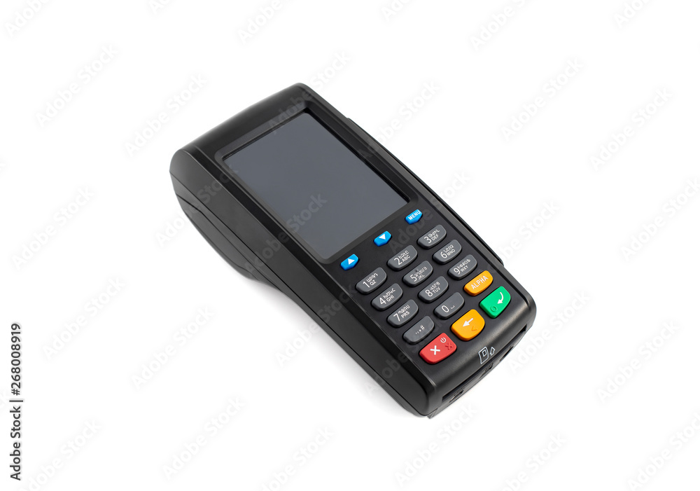 Cash register and on sale card reader