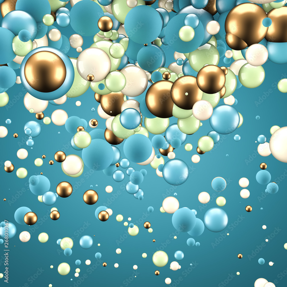 Festive, positive, bright background with balls. 3d illustration, 3d rendering. Festive, positive, bright background with balls. 3d illustration, 3d rendering.