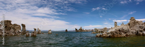 Tufa's at Mono Lake in Inyo National Forest in Sierra Nevada Mountains East of Yosemite National Park 