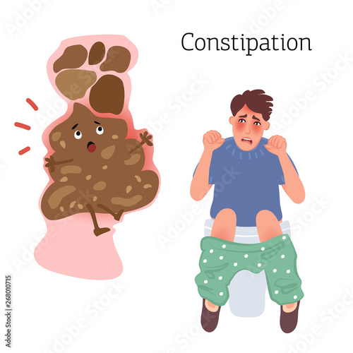 Constipation, bloating. Diseases of the gastrointestinal tract