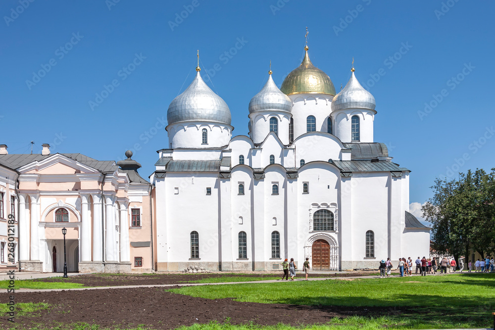 City Veliky Novgorod. Kremlin. Bell tower