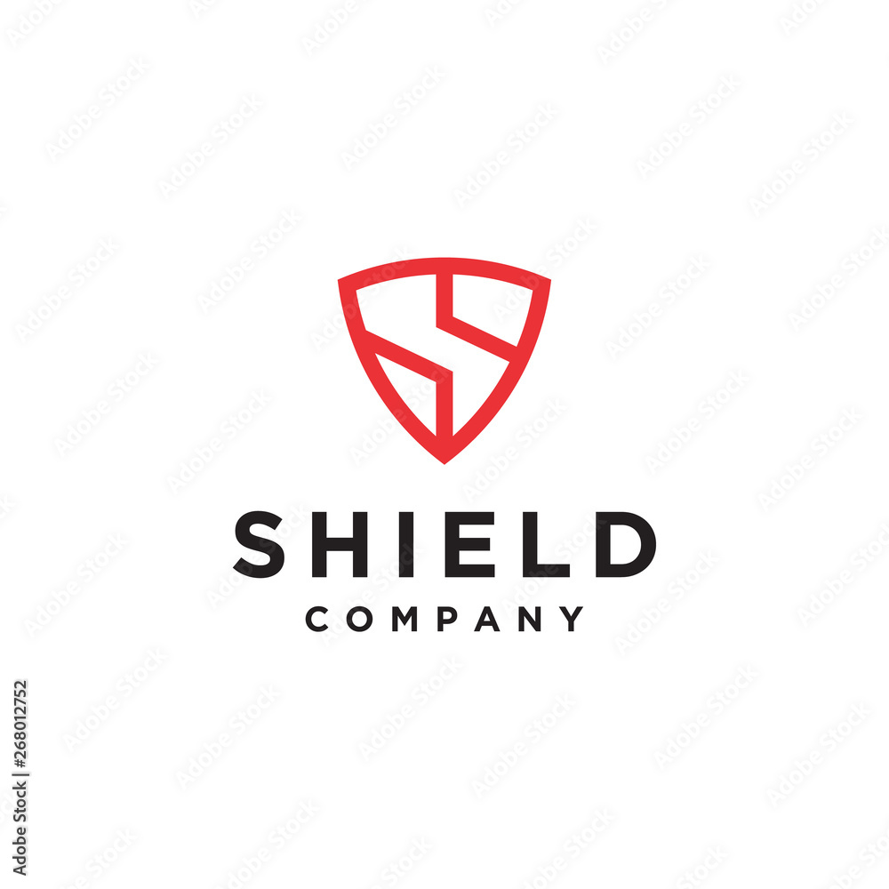 S letter for shield vector logo design S letter for shield vector logo design