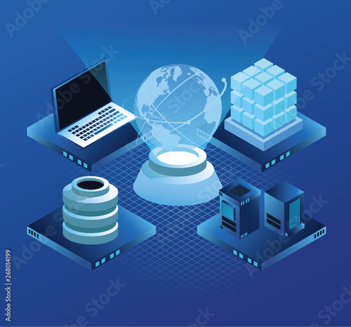 Virtual technology computer and servers