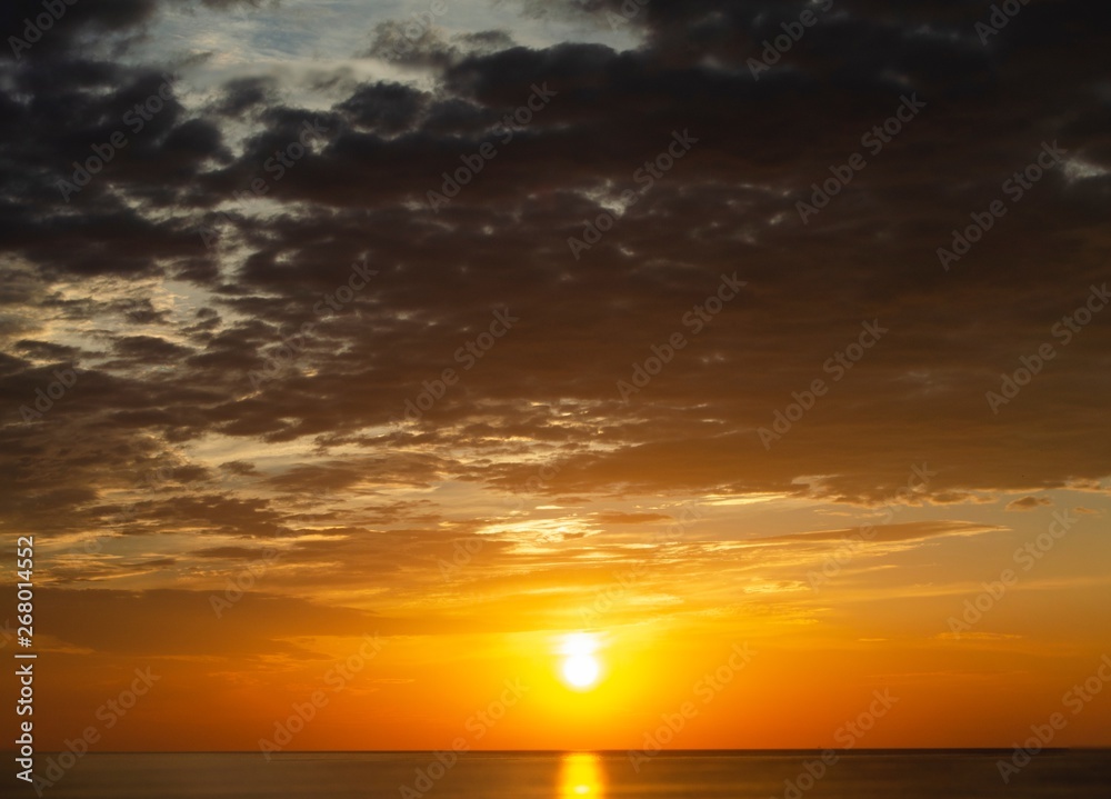 Sunrise over the Ocean in Virginia Beach