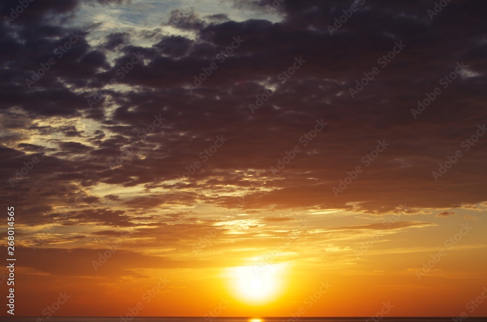 Sunrise over the Ocean in Virginia Beach