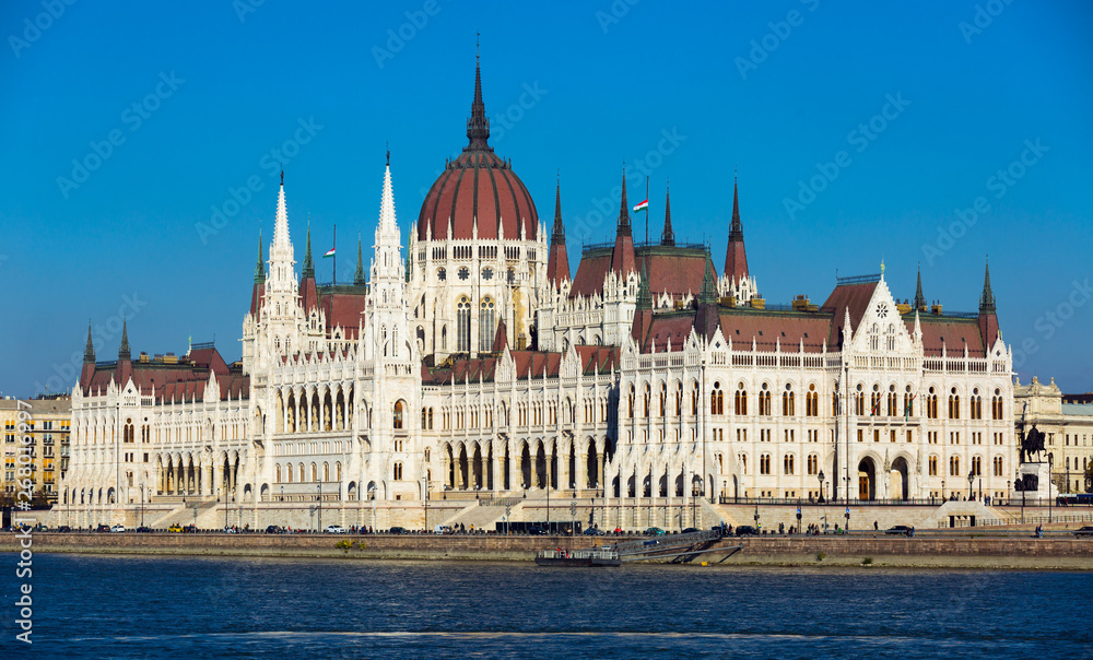 Photo of colorful Parlament in Budapest in Hungary