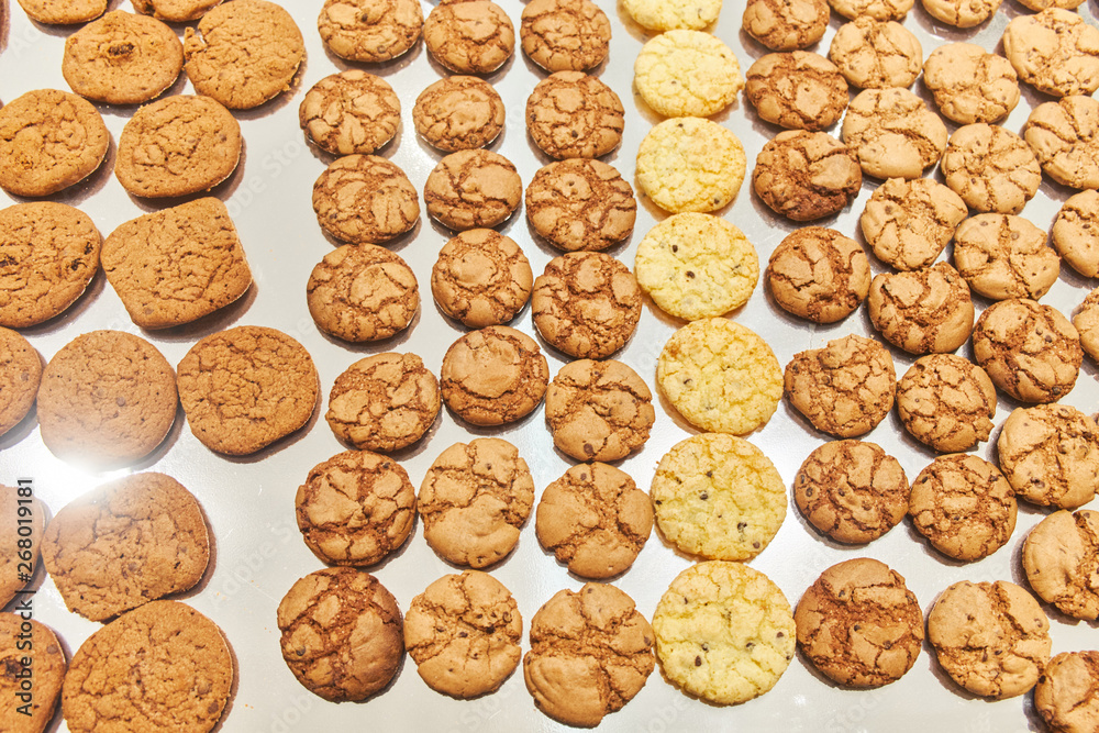Handmade small cookies. Banquet table. Catering Handmade small cookies. Banquet table. Catering
