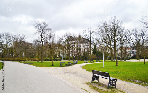 landscape of Vondelpark Amsterdam Holland - travel Europe - european destination