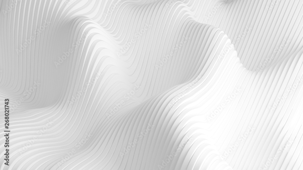 White background with lines. 3d illustration, 3d rendering. White background with lines. 3d illustration, 3d rendering.