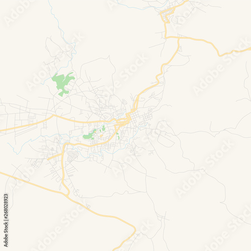 Empty vector map of Huehuetenango  Guatemala