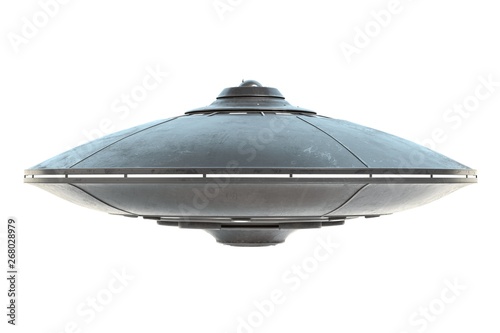 3d illustration of a UFO or flyin saucer