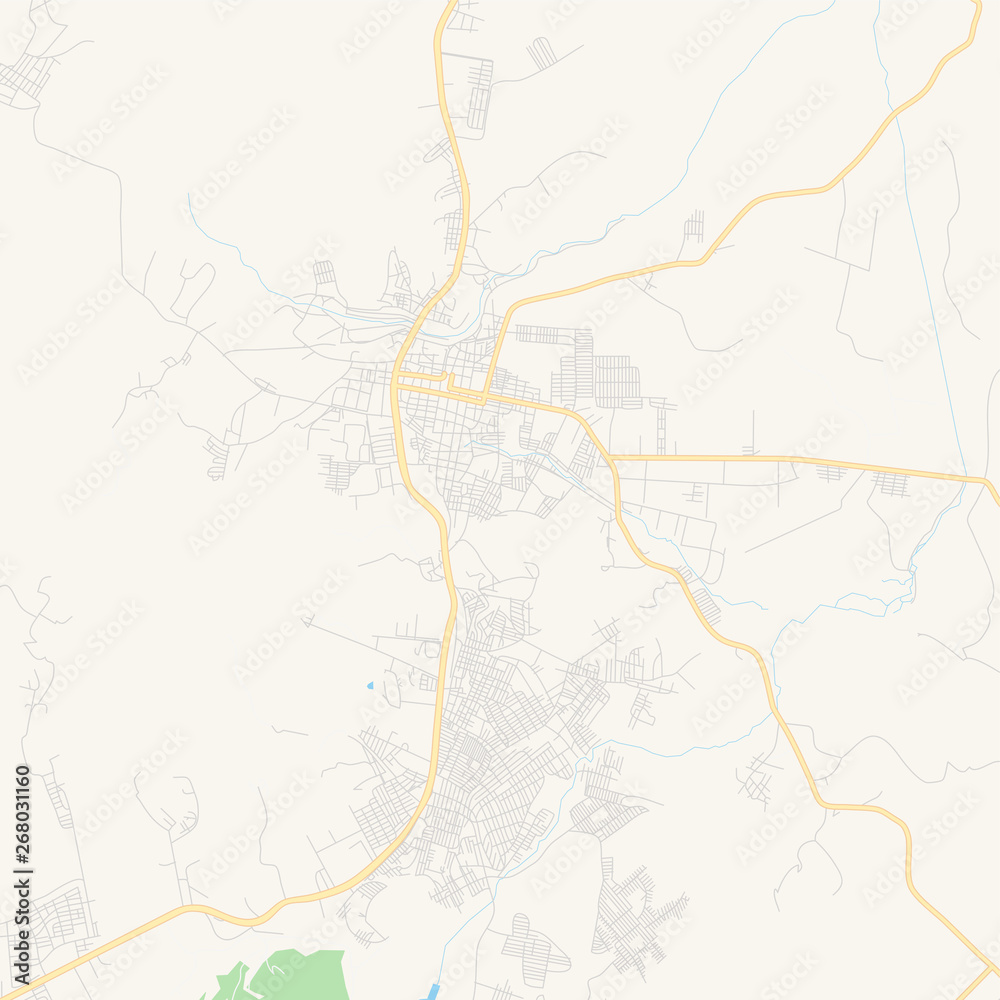 Empty vector map of Choloma, Cortés, Honduras