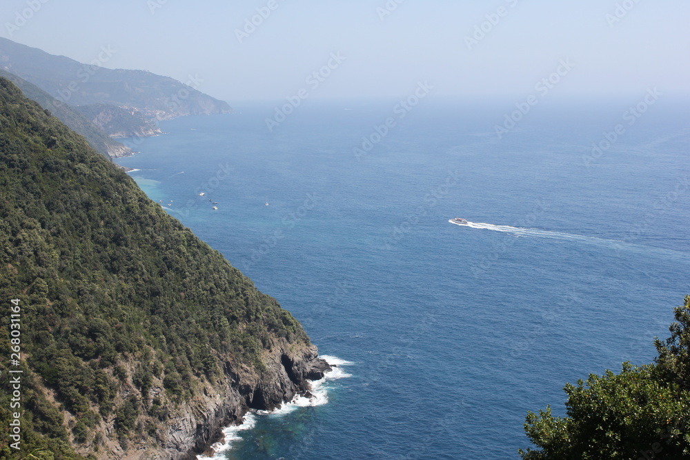 Ligurian sea, Cinque Terre (Five Lands) Seaside, Italy