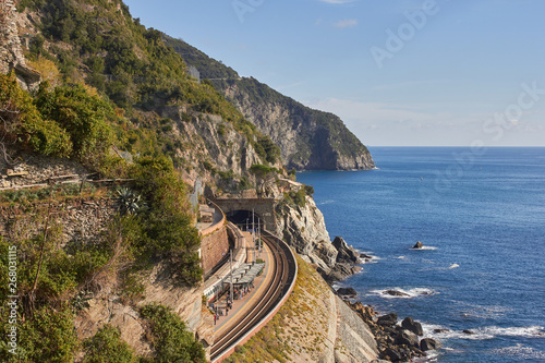 Ligurian sea, Cinque Terre (Five Lands) Seaside, Italy