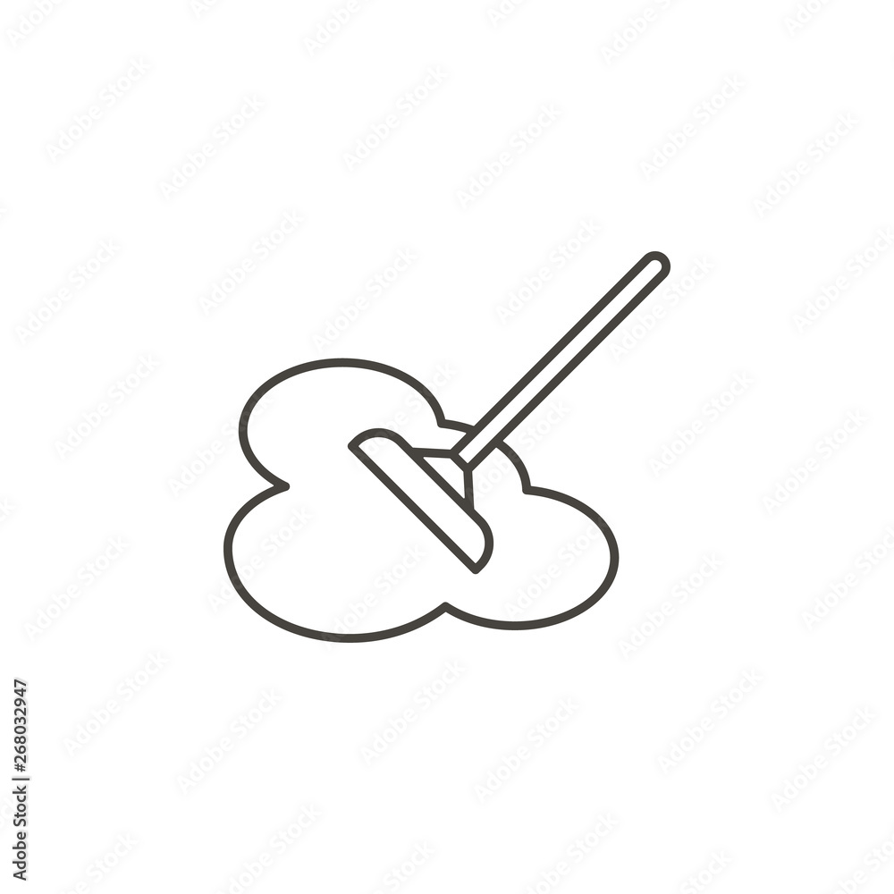 Surface clean, surface cleaning vector icon. Simple element illustration from UI concept. Surface clean, surface cleaning vector icon. Simple element illustration from UI concept.