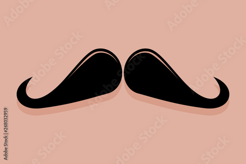 Ringmaster Moustache Icon Vector