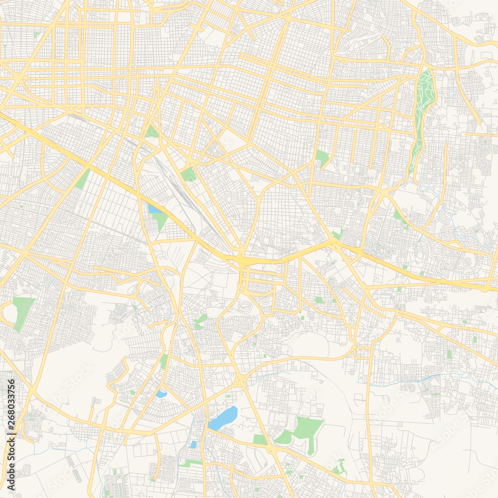 Empty vector map of Tlaquepaque, Jalisco, Mexico