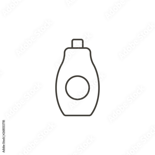 Cleaning chemicals vector icon. Simple element illustration from UI concept.