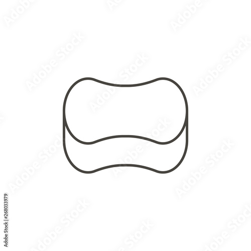 Cleaning dishes vector icon. Simple element illustration from UI concept.