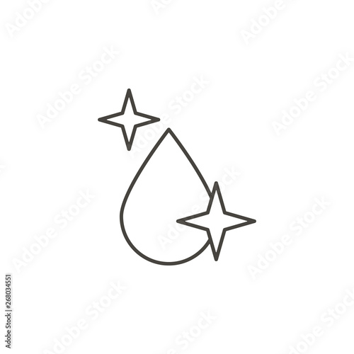 Detergent, brilliance vector icon. Simple element illustration from UI concept.