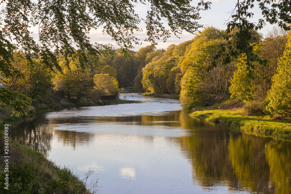 The River Don in Seaton Park, Aberdeen The River Don in Seaton Park, Aberdeen