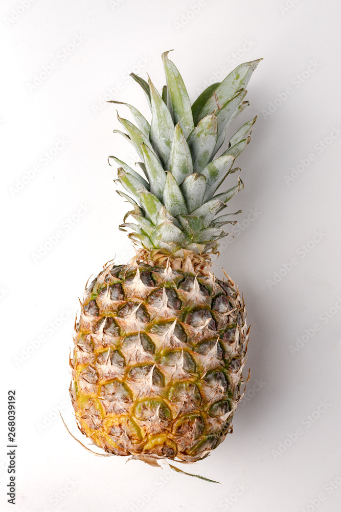 Fototapeta premium Pineapple on a white background