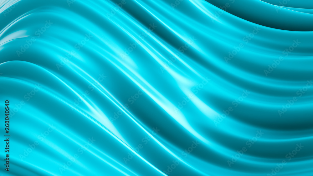 Beautiful green turquoise background. 3d illustration, 3d rendering. Beautiful green turquoise background. 3d illustration, 3d rendering.