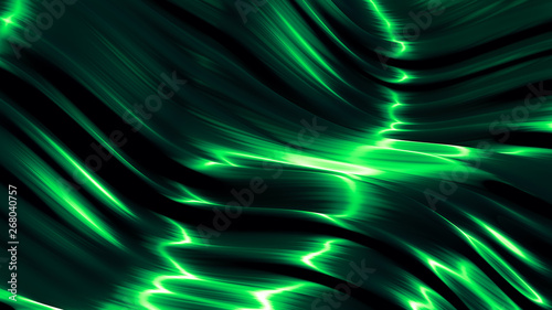 Beautiful green turquoise background. 3d illustration, 3d rendering.