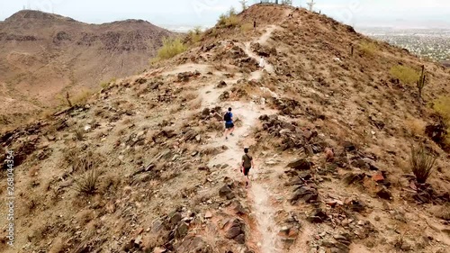aerial mountain view in phoenix