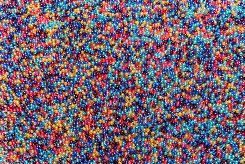abstract colorful background,  small colored balls 