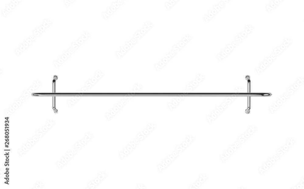 Metal Barrier isolated on White 3D Rendering Metal Barrier isolated on White 3D Rendering
