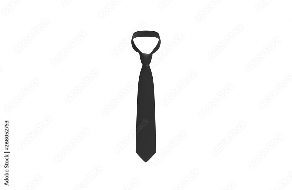 Tie Modern Accessories 3D Rendering