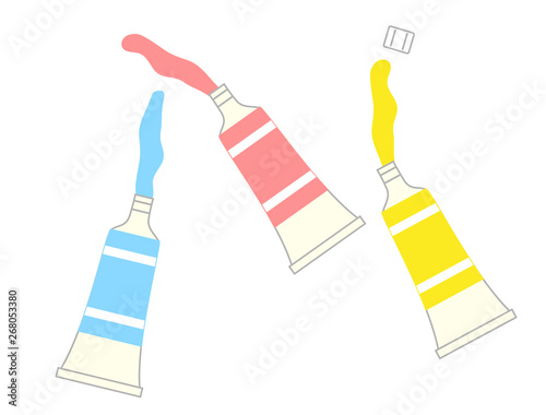 お絵かき2　絵具