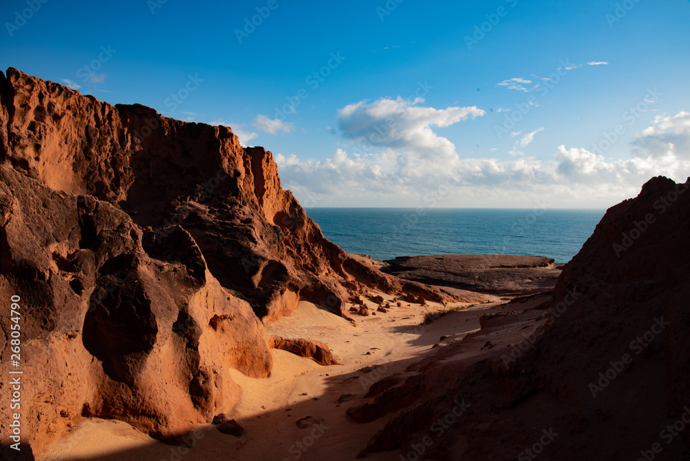 Cliffs of Cotovelo Beach - Natal -  Brazil