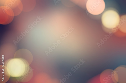 Festive blurred lights