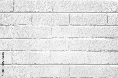 White brick wall background