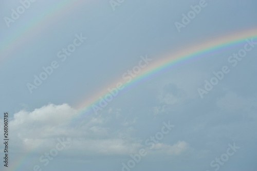 琵琶湖上空に出来た虹 © masaandsaya