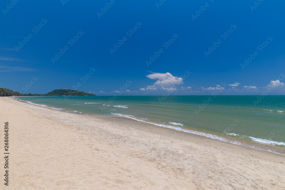 Tropical beach paradise And the blue sky in Thailand Tropical beach paradise And the blue sky in Thailand
