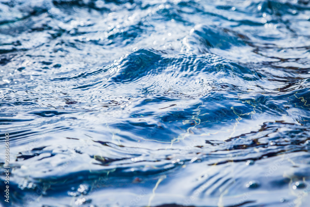 Blue water wave Blue water wave
