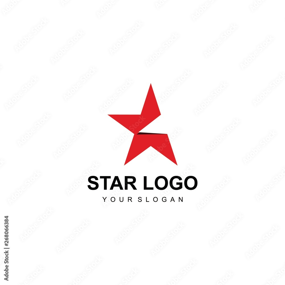 STAR LOGO TEMPLATE DESIGN VECTOR